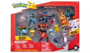 Pokémon Ultimate Battle Multi Action Figures - 10 Pack - New Excellent Condition