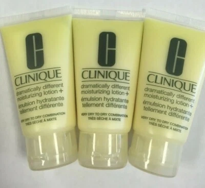 Lot 3x Clinique Dramatically Different Moisturizing Lotion+ 1 oz/30 ml each - Image 1 of 4