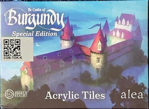 Castles of Burgundy: Acrylic Tiles, 86 Tokens, Special Edition, alea & Awaken R. - Bild 1 von 3