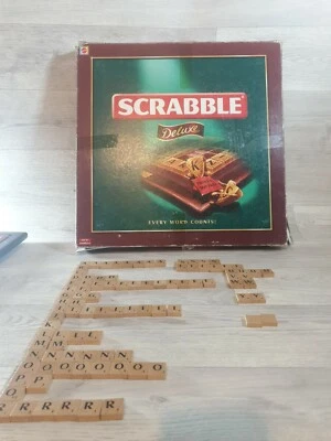 One only Mattel Scrabble Deluxe Edition ***SPARE TILES*** one tile only  - Image 1 of 3