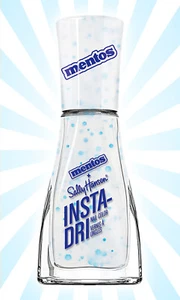 Sally Hansen x Mentos 698 The Freshmaker White Blue Insta-Dri Easter Nail Polish - Picture 1 of 3