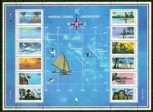 MARSHALL ISLANDS -1996– ISLANDS’ CHRONOLOGY - VF** - Picture 1 of 1