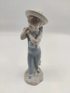 Vintage Lladro Flower Harvest 1286 glänzende Porzellan Figur unvollständig - Bild 1 von 7