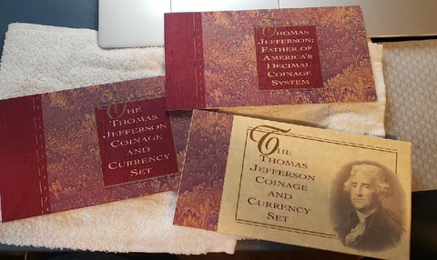 1993 The Thomas Jefferson Coinage and Currency Set Cover
