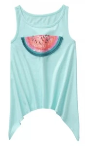 NWT Gymboree Girls SUNNY ADVENTURES Watermelon Tank Top Shirt Xs 4 - Picture 1 of 1
