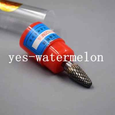 F6-Cylindrical Cut Tungsten Carbide Burr Bur Cutting Tool Die Grinder Bit 1/4" - Image 1 of 4