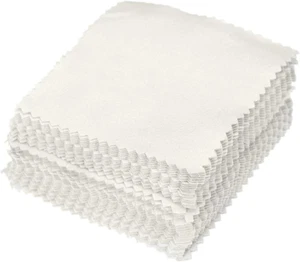50pcs Jewelry Cleaning Cloths 8x8cm for Silver, Gold, Watches & Phones - Bild 1 von 5