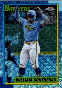 2025 Topps '90 Topps Silver Pack Chrome #T90C125 William Contreras Milwaukee - Bild 1 von 2