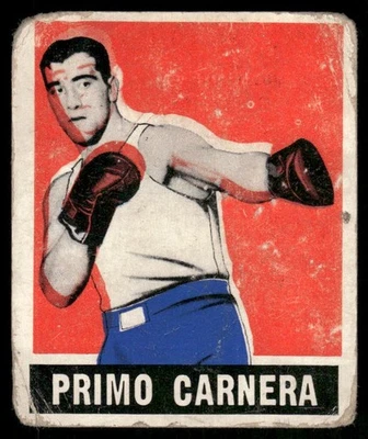 BLURRRY ILLUSION ERROR PRIMO CARNERA 1948 LEAF BOXING 90 GHOST COLOR SHIFT TPHLC - Image 1 of 2