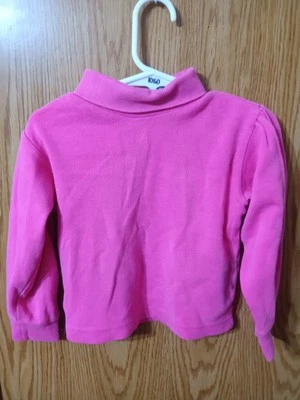 Blusa Honors Girls 4T rosa escuro gola alta 105D - Imagem 1 de 2