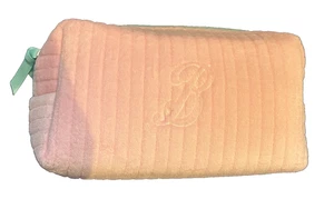 Boots Pink Velour Soft touch Makeup ToiIetries Bag pouch + Wipe-clean Interior - Picture 1 of 6
