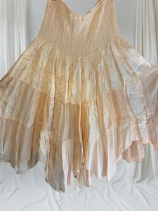 MODELO ITALIA Años 90 Vintage Rosa Melocotón Blusa De Gran Tamaño Maxi Falda Hada L 2 Piezas - Imagen 1 de 24