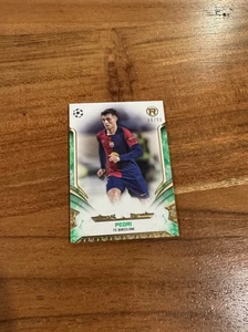 Pedri 2024-25 Topps Reverence UEFA Green Variation /99 NRMT+ Barcelona / Spain - Picture 1 of 2