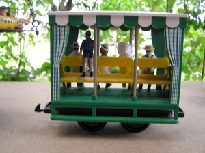 LGB Coche de observación de pasajeros de 2 ejes con figuras. Gebr. pero excelente o embalaje original - Imagen 1 de 3
