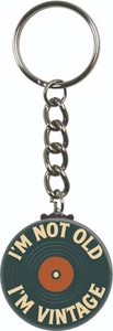Keychain - I'm Not Old I'm Vintage Vinyl Record Music Turntable Key Ring #10269 - Picture 1 of 2