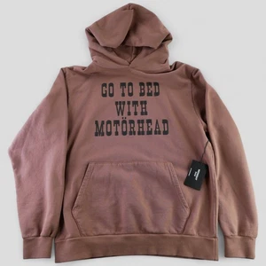 Midnight Studios Motorhead Pullover Hoodie XL Brown NWT Art Dept Streetwear Punk - Picture 1 of 13