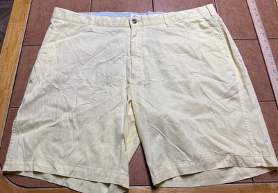 Шорты Peter Millar Seersucker размер 40 x 9 желтая полоса мужские для гольфа эластичные хлопок - Изображение 1 из 4