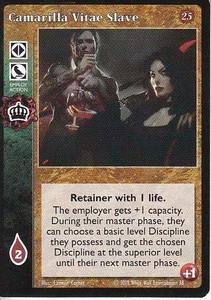 Camarilla Vitae Slave VTES CCG 25th Anniversary - Picture 1 of 1