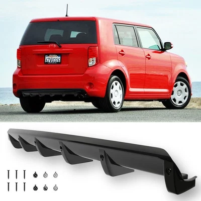 Kit de cuerpo de labio cenefa alerón divisor difusor de parachoques trasero para Scion xB 2004-15 Foto 1 de 4