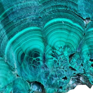 Malachitplatte - hellgrün Chatoyant - Kupfer Mineral - Bild 1 von 5