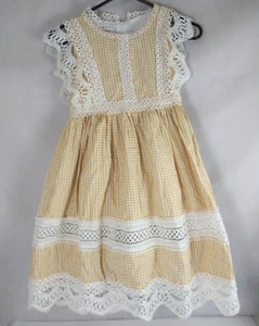 Trish Scully Child Everly Dress Gingham Girls Size 10 - Picture 1 of 6