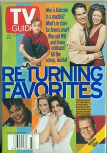 TV GUIDE - 2000 - RETURNING FAVORITES - WILL & GRACE + CARLY POPE + LESLILE BIBB - Picture 1 of 1
