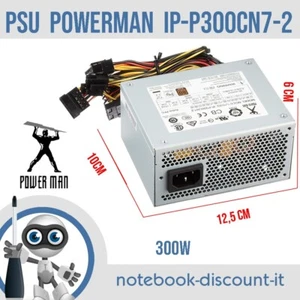 Alimentatore POWER MAN IP-P300CN7-2 Psu Per Computer Desktop Mini ATX 20+4 Pin - Foto 1 di 2