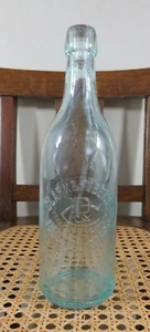 SELTENE ANTIKE CLARK & ROBERTS FLASCHE MIT KLECKSVERSCHLUSS BOSTON MASSE VOR DEM VERBOT - Bild 1 von 10