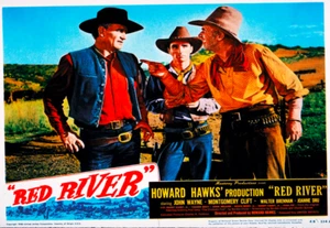 John Wayne Montgomery Clift Walter Brennan Red River Foto Magnet @ 3"x5" - Bild 1 von 1