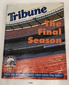 METS Shea Stadium The Final Season Tribune Magazine März 27, 2008 EINIGE GEBRAUCHSSPUREN MLB - Bild 1 von 2