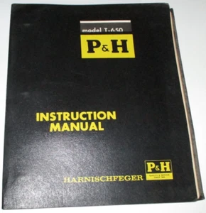 P&H T-650 Crane Instruction Service Shop Maintenance Manual Harnischfeger 6-71 - Picture 1 of 7