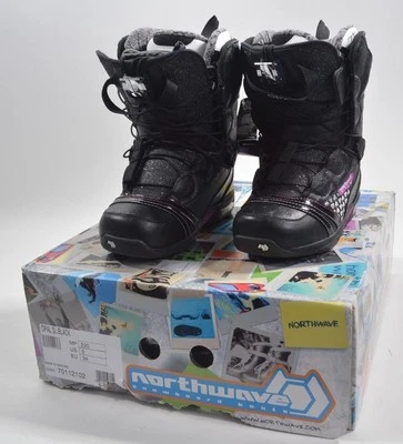 BOTAS DE SNOWBOARD NORTHWAVE OPAL SL PARA MUJER NUEVAS EN CAJA $200 5 negras  Foto 1 de 4