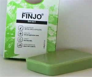 Ski-Wachs, hochwertiges FINJO- Base-/Tages-Wachs lindgrün, Base wax 8, 90g neu - Bild 1 von 4