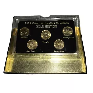 19999 Commemorative Quarters- Gold Edition - Picture 1 of 3