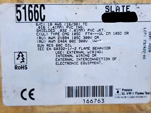 Alpha Wire 5166C 18/6C XtraGuard 1 Suprashield Control/Instrumentation Cable/5ft - Picture 1 of 13