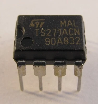 5 Stück/pcs -  TS271ACN STM DIP8 CMOS Programmable Low Power Single OPAMP - Image 1 of 2
