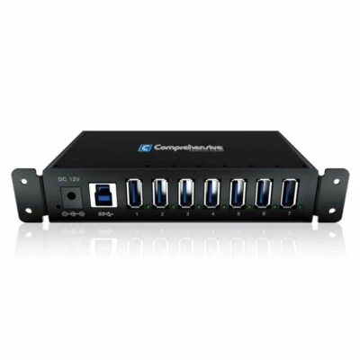 Comprehensive Connectivity USB3-7HUB USB 3.0 7 Port Charging Station Hub PC Mac - Image 1 of 4