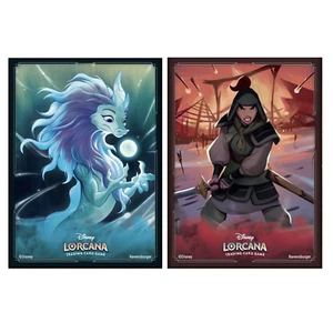 2 sleeves Sisu & Mulan | Disney Lorcana Chapitre 2 Rise of The Floodborn (2023) - Imagen 1 de 3