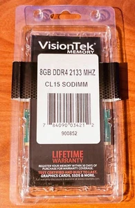 VisionTek 8GB DDR4 2133MHz (PC4-17000) SODIMM -Notebook - Picture 1 of 2