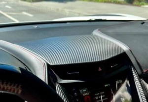17-22 Acura NC1 NSX 100% CARBON FIBER CENTER RADIO COVER SHROUD - Picture 1 of 6
