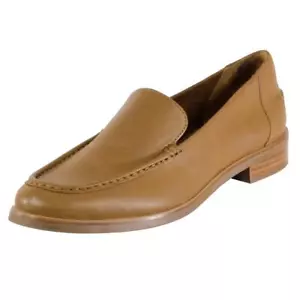 NUOVO EVERLANE The Modern Mocassino Tan Tg. Mocassini punta tonda in vera pelle 9,5 - Foto 1 di 8