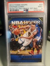🔥/2014 PSA MINT 9! Stephen Curry Road to the Finals 2014-15 NBA Hoops #27 GSW🔥