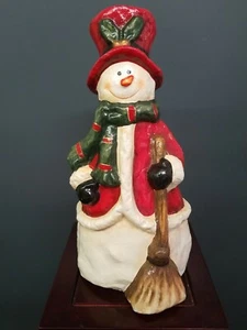 Muñeco de nieve National Imports, 15 1/2 pulgadas - Imagen 1 de 5