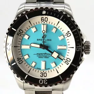 Breitling Superocean Automatik 44 Uhr Blau Full Set 1 Jahr Garantie UVP 4450 - Bild 1 von 24