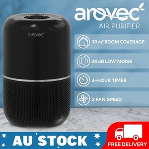 Arovec HEPA Air Purifier, Home Large Room Air Purifier with HEPA Filter, Smoke - Picture 1 of 8