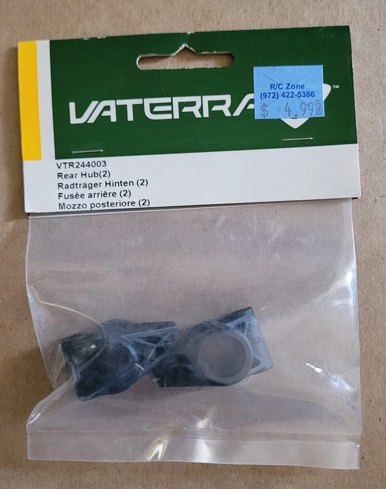 Vaterra VTR244003 Rear Hubs (2) ~ Glamis Uno & Fear ~ NIP - Image 1 of 1
