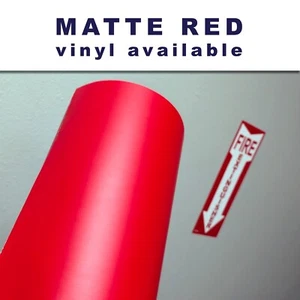 VINYL: Matte Red Letters CHEVROLET COLORADO 2023-25 - Picture 1 of 2