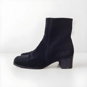 La Canadienne Prince wasserdichte Stiefel schwarz Wildleder Größe 8,5 (UVP 495 $) - Bild 1 von 5