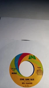 Neil Diamond - Song Sung Blue - 45 Record 1972 Orginal - Imagen 1 de 2