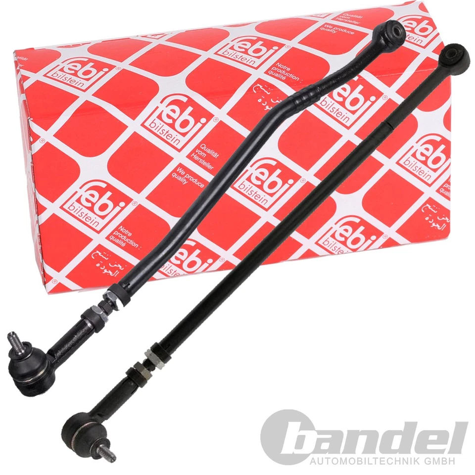 2x FEBI SPURSTANGE VORNE LINKS/RECHTS für AUDI 80 (B3,B4) 90 CABRIO COUPE - Bild 1 von 1